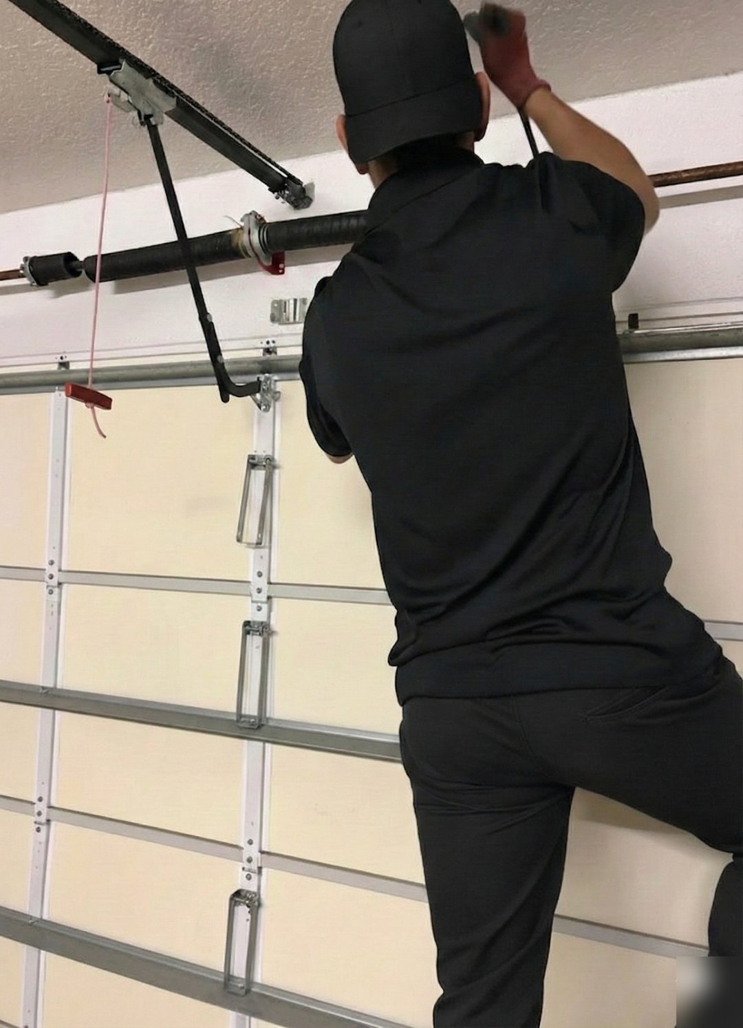 Garage door repair work, gallery photo 1